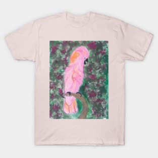 Parrot Amid The Bourganvillea T-Shirt